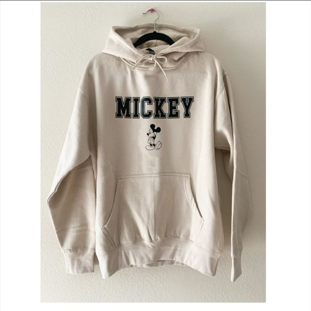 Medium ] M!CKEY printed Fleece hoodie